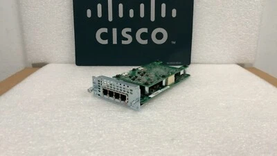 CISCO NIM-4FXO 4-port Network Interface Module VOICE FXO  ISR4000 Series Routers - Image 1 of 4