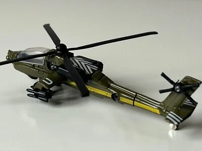 Boeing AH-64 Apache American Helicopter Army Military Model Diecast Motormax - Image 1 of 4