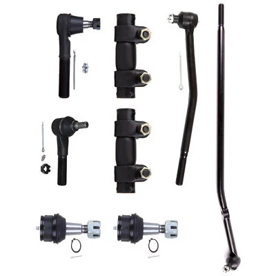 8x Front Lower Ball Joints Inner Tie Rod End For 1992-2002 Ford E-150 Econoline - Image 1 of 4