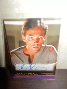 Complete Star Trek Movies A24 David Gautreaux As Comm. Branch Autograph Card - Picture 1 of 1