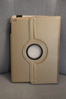 GOLD Faux Leather Stand Folio Case Cover For Apple iPad 4 3 2 iPad Air 1 BNIP - Image 1 of 4