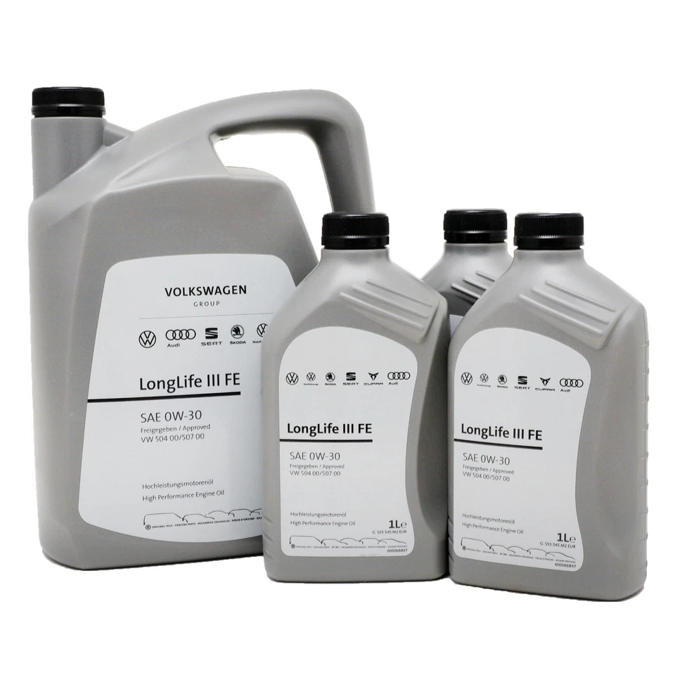 Volkswagen LongLife III FE SAE 0W30 Motoröl - 5L (GS55545M4)