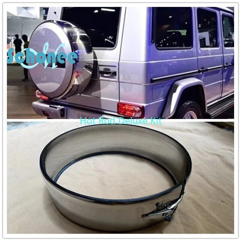 Anillo cromado neumático de repuesto para Mercedes Benz W463 W464 Clase G Class G550 G63 G500 Foto 1 de 4