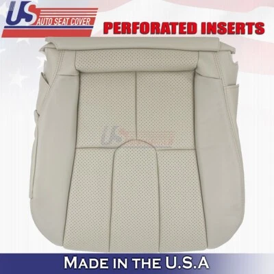 2003 2004 2005 Fit Infiniti G35 Coupe Driver Bottom Leather Seat Cover Wheat Tan - Image 1 of 4