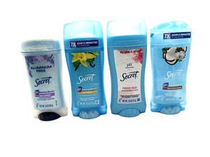 Secret pH Balanced 4 Pack - Cozy Vanilla, Powder Fresh, Real Lavender & Coconut - Picture 1 of 5