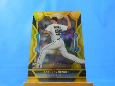 Anthony Bender Chronicles Certified 2022 RC Rookie Holo Gold /10  #48 - Image 1 of 2
