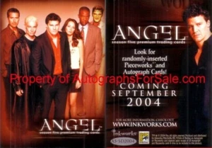 Angel cast Season 5 2004 San Diego Comic-Con SDCC Inkworks promo card A5-SD2004 - Picture 1 of 1