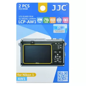 JJC LCP-AW1 LCD Guard Film Camera Screen Display Protector for Nikon AW1 DSLR - Picture 1 of 3