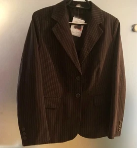 Quelle Mode Damen Blazer Anzugjacke-Braun-Business Herbst/Frühling/Sommer Gr.42 - Bild 1 von 8