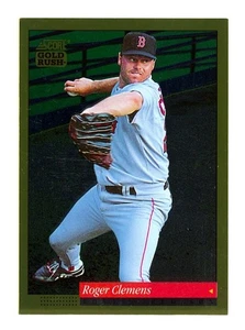 1993 Puntuación Roger Clemens Fiebre del Oro #25 SP Paralelo Boston Medias Rojas MLB Béisbol - Imagen 1 de 3