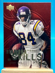 2000 Randy Moss Upper Deck Black Diamond #DS6 Diamond Skills - Minnesota Vikings - Bild 1 von 10