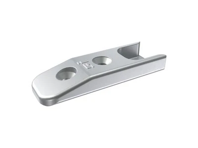 SIEGENIA-AUBI Siegenia Schliessblech 56 A1362 56x19x8 mm Schließstück 1362 für Drehkippfenster