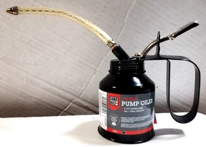 Bomba de 1/4 pinta "SURE BILT" manguera flexible empuñadura de pistola lata de acero 4 oz. Capacidad N - Imagen 1 de 2