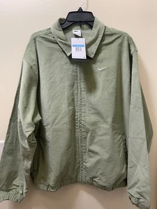 Nike Bomberjacke Herren M Grün Cord Kragen Drop Shoulder DX9070-386 S373 - Bild 1 von 11