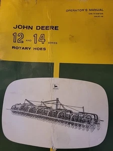John Deere Rotary Hoes 12 And 14 Series Manual - Picture 1 of 6