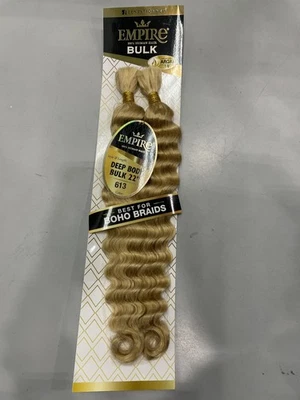 Sensationnel Human Hair Deep Body Bulk 22" For Boho Braids Color 613 - Image 1 of 4