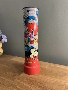 MICKEY MOUSE WALT DISNEY GREEN MONK COMBEX 1960s TINPLATE MICKEY'S KALEIDOSCOPE - Picture 1 of 12
