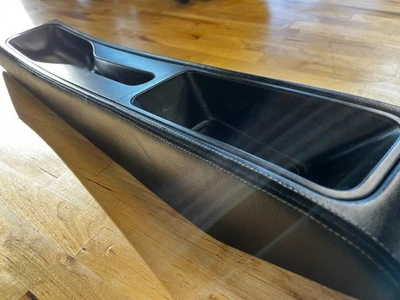 Porsche 911 964 Center Console Black (from 1990 car) -- MODIFIED - Image 1 of 4