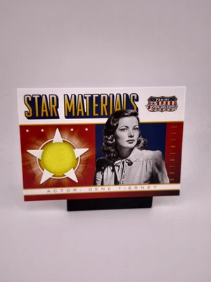 Gene Tierney WORN PATCH 2015 Panini Americana Actress - Image 1 of 2