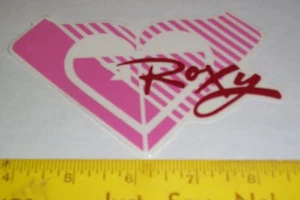 VTG 90's HUGE ROXY HAWAII BEACH GIRL HEART SURF SURFING SKATEBOARD NOS STICKER ! - Picture 1 of 1