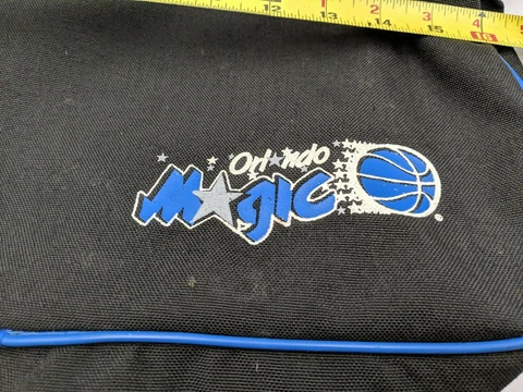 90s Orlando Magic Messenger Bag Black Athletic Bag Company NBA Basketball Cover