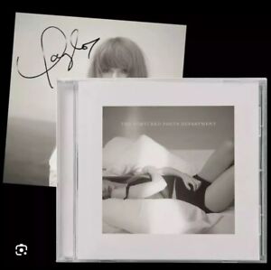 Taylor swift The Tortured Poets Department CD & Hand Signed Photo Pre Order