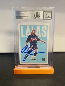 2017 PANINI NOBILITY - USMNT - ALEXI LALAS - SIGNED BECKETT CERTIFIED AUTO 10 - Picture 1 of 2