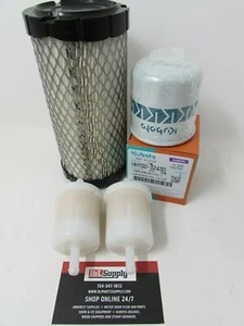 KUBOTA OEM BX ENGINE FILTER MAINTENANCE KIT BX23S BX1880 BX2380 OIL FUEL AIR - Picture 1 of 1