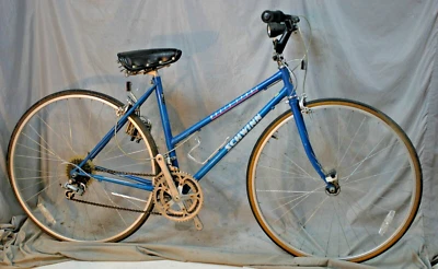 Bicicleta híbrida Schwinn World Sport 1985 XXSmall 48 cm azul 4130 Chromoly XX Foto 1 de 4