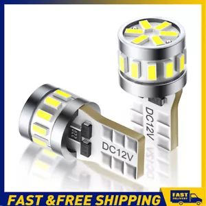 AUXITO T10 White 194 168 W5W Car LED Side Wedge Parker Light Globe Bulbs 12V 2x - Picture 1 of 7