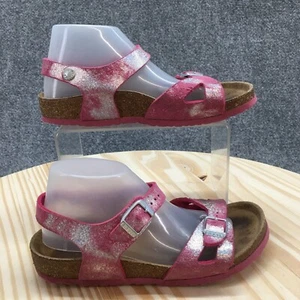 Birken By Birkenstock Sandalen Jugend 3 Mädchen Rio Riemchen Slingback Rosa Silber - Bild 1 von 19