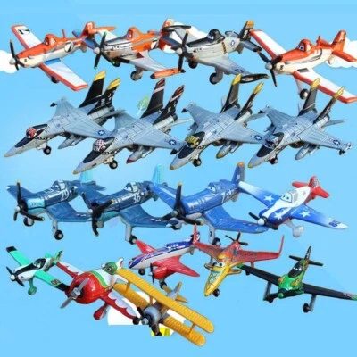 1:55 Disney Pixar Planes Dusty Diecast Model Plane Kids Gifts Collect Movie Toys - Image 1 of 4