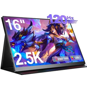 Occasion | Moniteur Portable 16" 2K 2560x1600 120Hz Écran Gaming HDMI USB-C - Photo 1/7