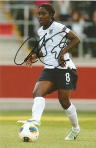 ENGLAND & ASTON VILLA LADIES* ANITA ASANTE SIGNED 6x4 ACTION PHOTO+COA - Picture 1 of 1