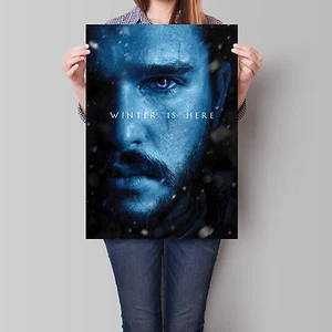 Game of Thrones TV Series Poster Jon Snow Winter is Here 16.6 x 23.4 in (A2) - Picture 1 of 4