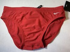 Nike Men Core Solid Swim Brief Swimsuit Sz 28 Varsity Red Other Sizes Available