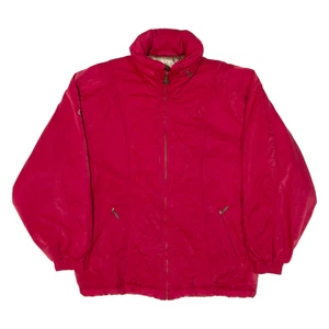 DESCENTE Insulated Womens Ski Coat Red Hooded UK 12 - Picture 1 of 6