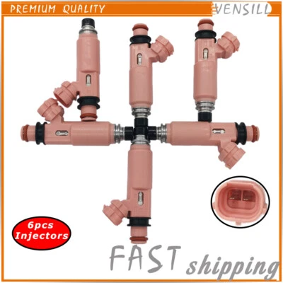 Boquilla inyectora de combustible 23250-20030 6X para Toyota Camry Solara Sienna Highlander Foto 1 de 4