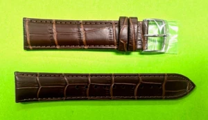 Seiko Band 20 MM Brown Leather SSA231 Genuine L07H019J0 New - Picture 1 of 2