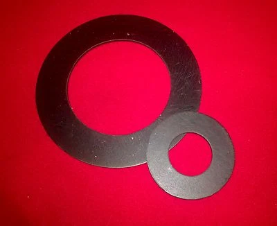 Flanschdichtung Flachdichtung Gummi  DN 15 - DN 100 / 3mm Stärke - Bild 1 von 4
