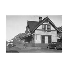 Rio Grande Southern Railroad Station at Dolores, CO in 1947 - 12 x 18