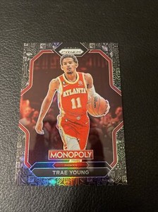 2022-23 Panini Prizm All Star Monopoly Black Classic Icons PS4 Trae Young