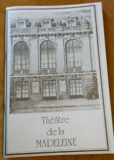 Programme Théâtre de la MADELEINE PEAU DE VACHE de BARILLET et GREDY J CHARON