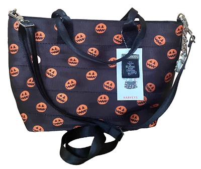 New Disney Harveys Nightmare Before Christmas Pumpkin Tote Streamline Bag Purse - Image 1 of 4
