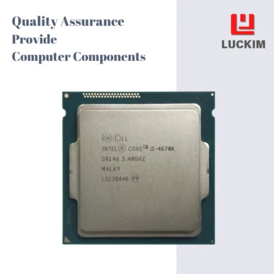 Intel Core i5-4670K CPU - Socket LGA 1150 4 Cores 4 Threads 3.4GHz 6MB L3 Cache - Image 1 of 4