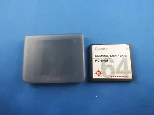 Original CANON 64 MB Compact Flash Card Foto 64MB CompactFlash CF Karte Neu - Picture 1 of 6