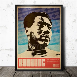 Póster artístico Otis Redding música soul funk motown Stevie Wonder - Imagen 1 de 1