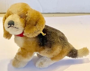 ❤️STEIFF BIGGIE BEAGLE Dog 50 Yr. Old ~ 3310,00 ~ Miniature 4" Sitting 1965-67❤️ - Picture 1 of 7