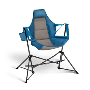 Swinging Hammock Chair Portable Folding Outdoor Camping Swing Chairs w/Carry Bag - Picture 1 of 9