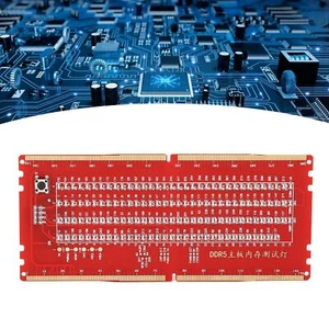 Carte mère de bureau DDR5 carte de test fente mémoire testeur carte avec lumière LED pour LLI - Photo 1/22